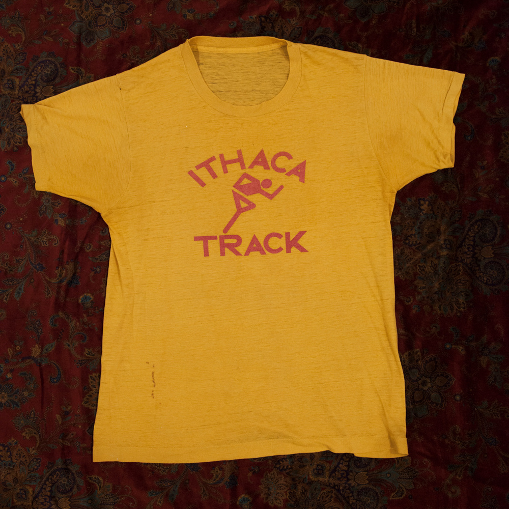 1960's or 70's Ithaca High School Track T-Shirt